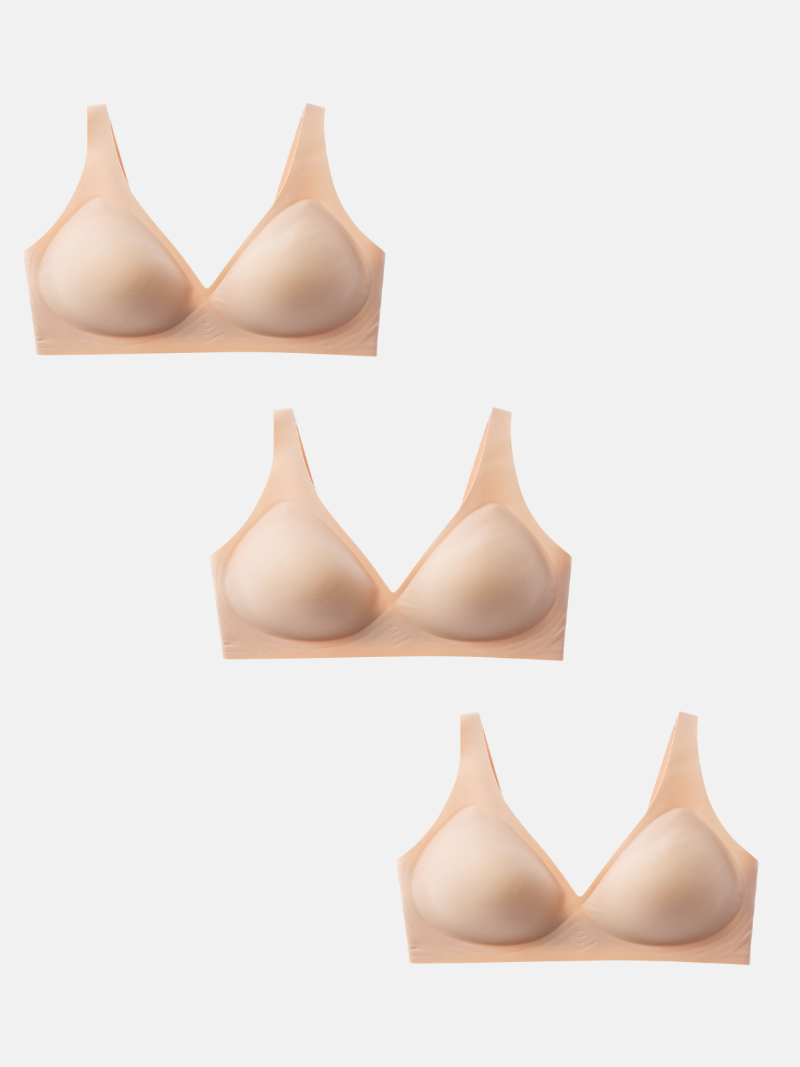 JellyLift™ Deep V – 3-Pack - Nude