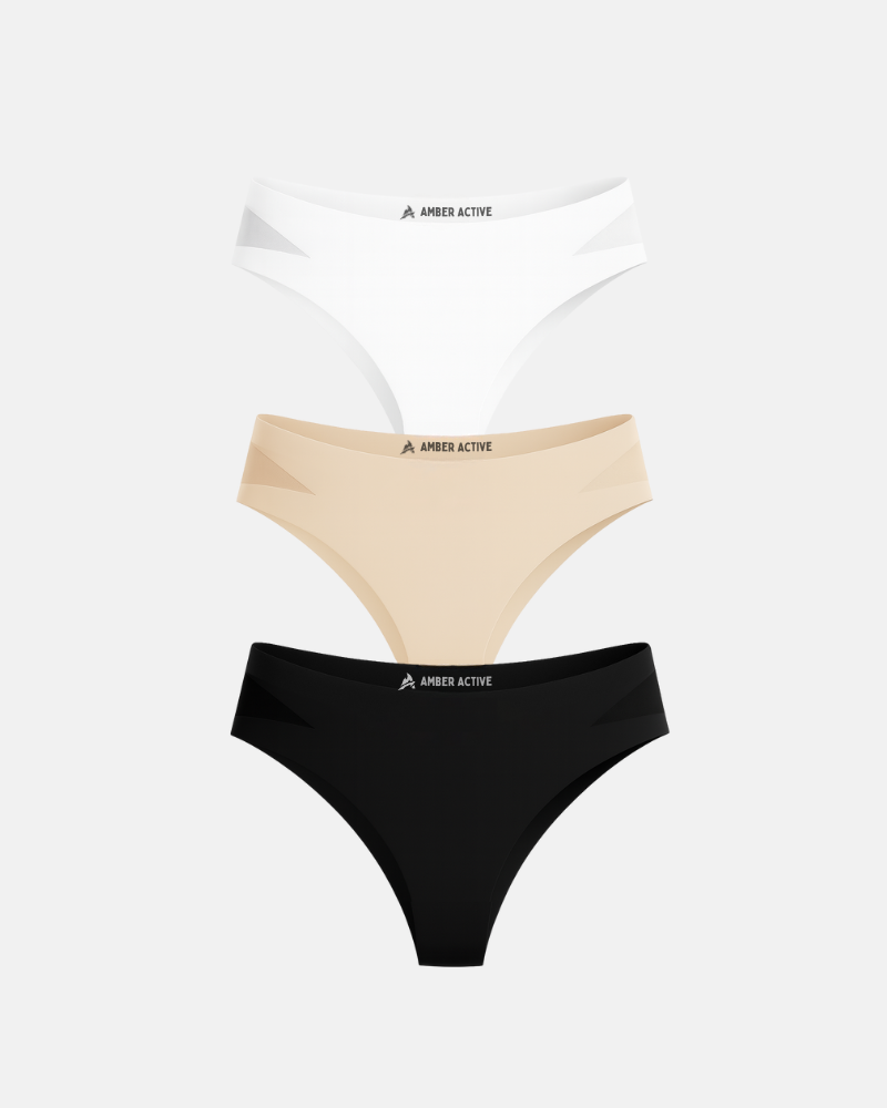 3er-Pack nahtlose Slips mit Mesh-Detail (Mix)