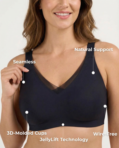 Wireless Support & Lift V-Neck Bra (Mature Bust Support)