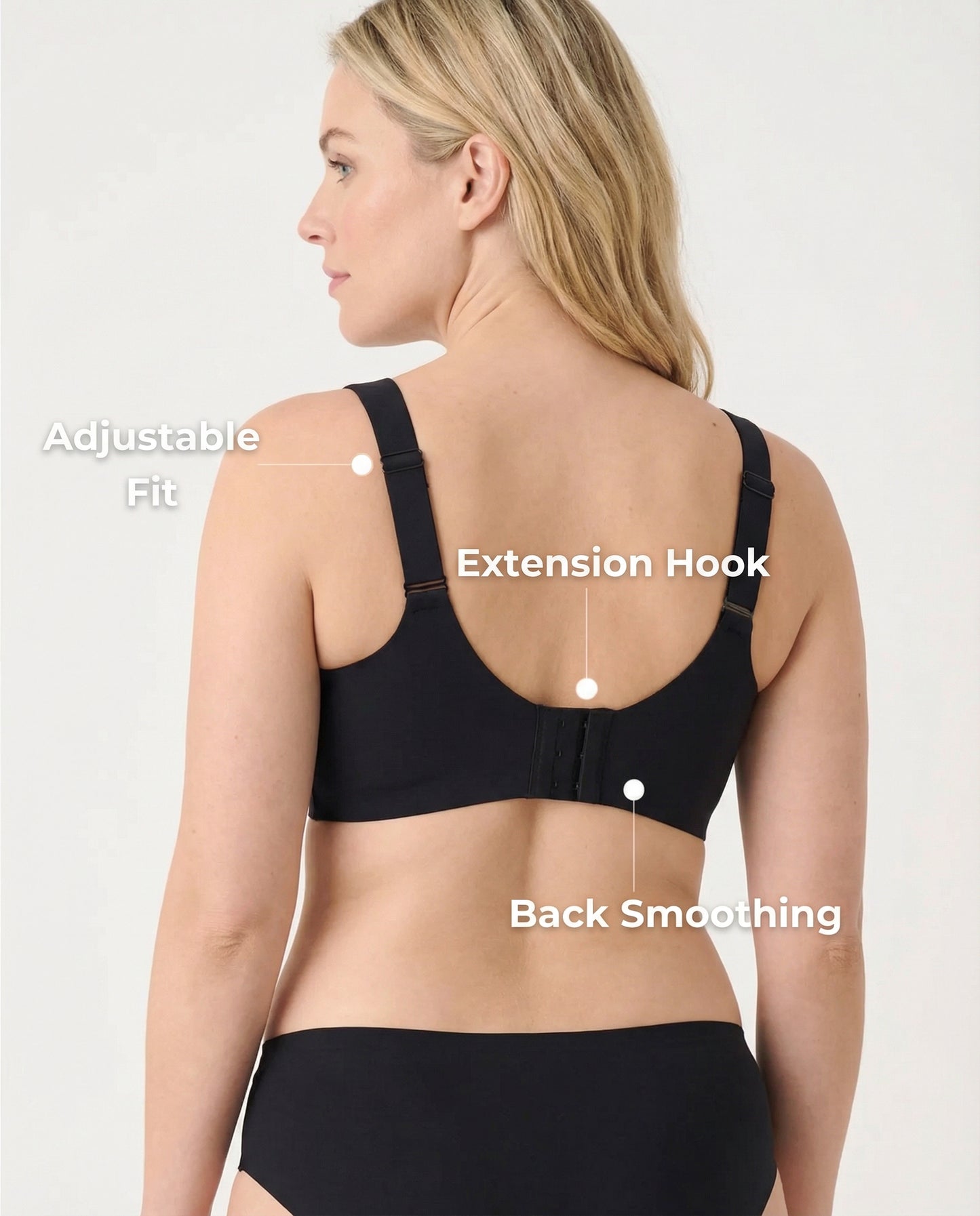 Wireless Support & Lift V-Neck Bra (Mature Bust Support)